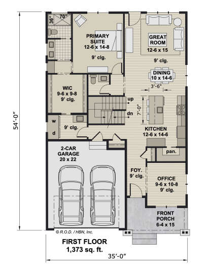 Main Floor  for House Plan #098-00487