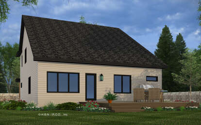 Contemporary House Plan #098-00488 Elevation Photo
