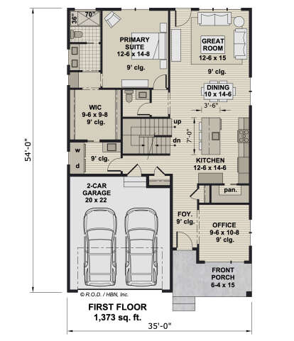 Main Floor  for House Plan #098-00488