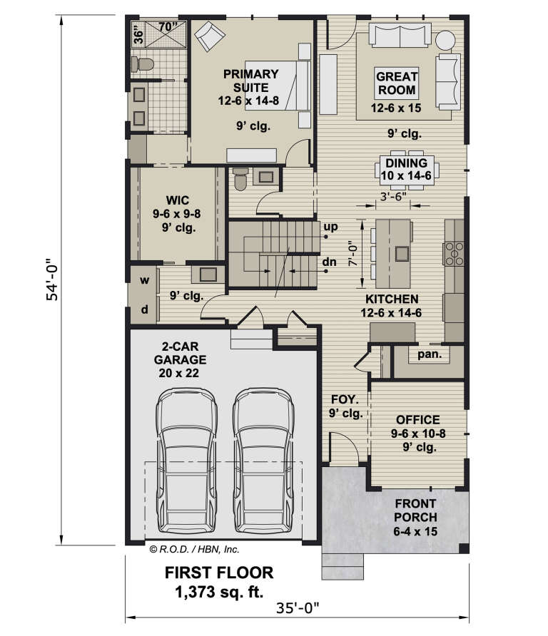 House Plan House Plan #32259 Drawing 1