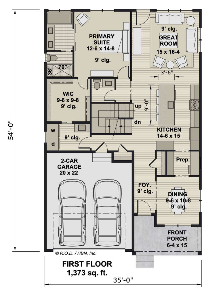 House Plan House Plan #32260 Drawing 1