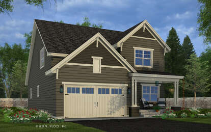 Craftsman House Plan #098-00490 Elevation Photo