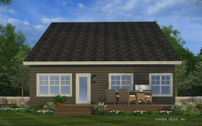 Craftsman House Plan #098-00490 Elevation Photo