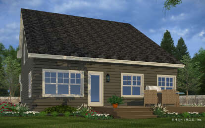 Craftsman House Plan #098-00490 Elevation Photo