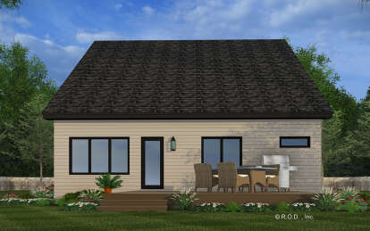 Contemporary House Plan #098-00491 Elevation Photo