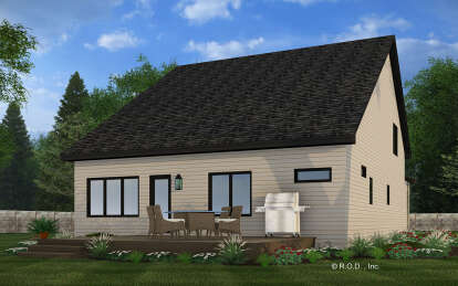Contemporary House Plan #098-00491 Elevation Photo
