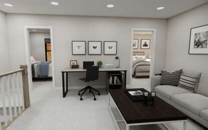 Contemporary House Plan #098-00491 Additional Photo