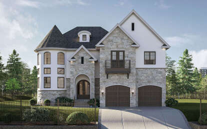 Mediterranean House Plan #963-01091 Elevation Photo