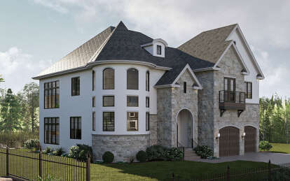 Mediterranean House Plan #963-01091 Elevation Photo