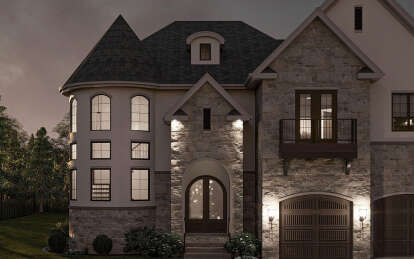 Mediterranean House Plan #963-01091 Elevation Photo