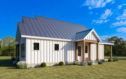 Modern Farmhouse House Plan #009-00423 Elevation Photo