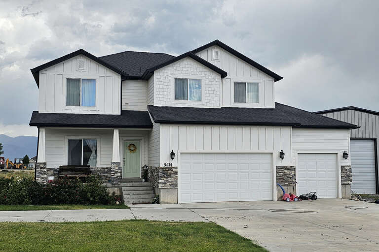 House Plan House Plan #32266 Angled Front Elevation