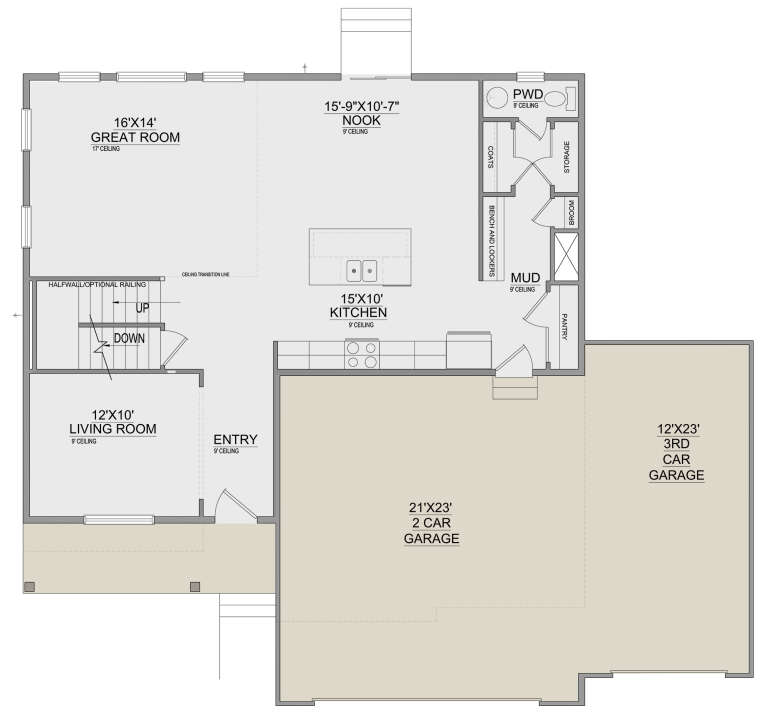 House Plan House Plan #32266 Drawing 1