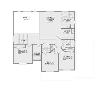 Second Floor for House Plan #8768-00152