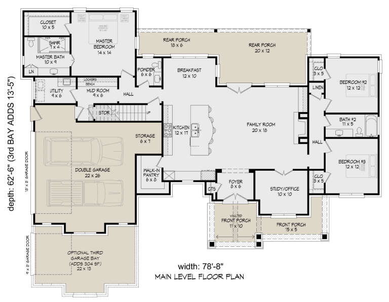 House Plan House Plan #32269 Drawing 1
