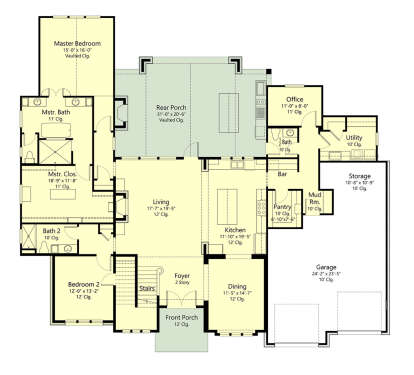 Main Floor  for House Plan #7516-00082