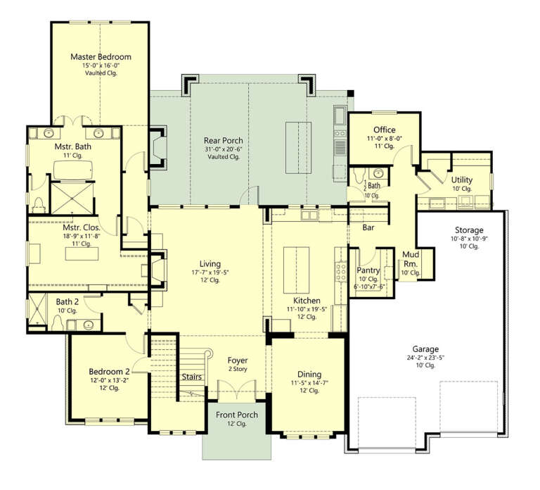House Plan House Plan #32270 Drawing 1