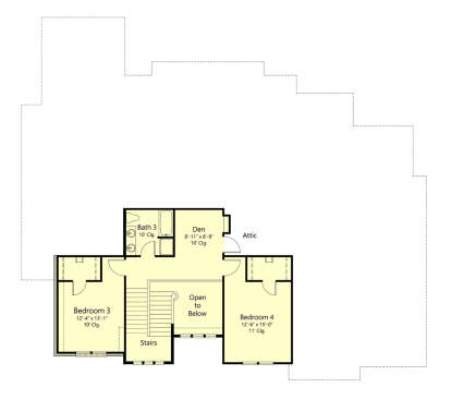 Second Floor for House Plan #7516-00082