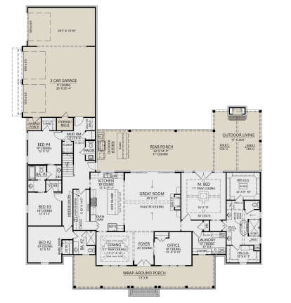 Main Floor  for House Plan #4534-00135