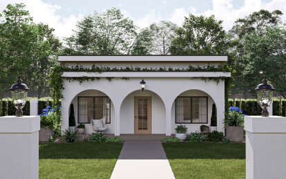 Mediterranean House Plan #963-01092 Elevation Photo