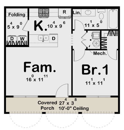 Main Floor  for House Plan #963-01092