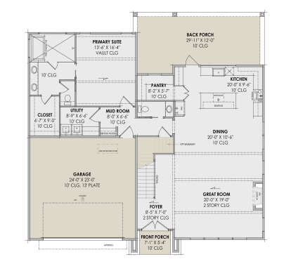 Main Floor  for House Plan #7983-00134