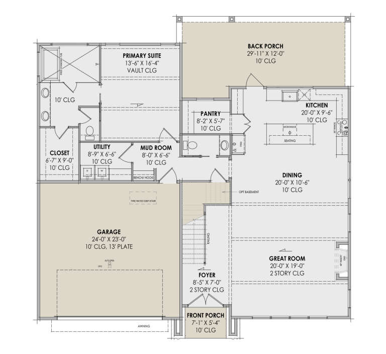 House Plan House Plan #32275 Drawing 1
