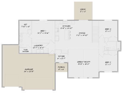 Main Floor  for House Plan #5678-00019