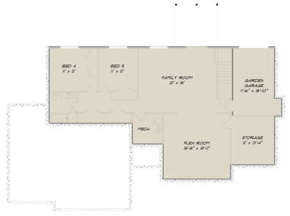 Basement for House Plan #5678-00019