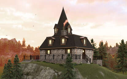 European House Plan #5032-00322 Elevation Photo
