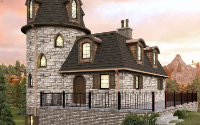 European House Plan #5032-00322 Elevation Photo
