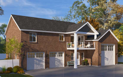 Traditional House Plan #2802-00339 Elevation Photo