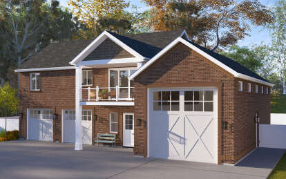 Traditional House Plan #2802-00339 Elevation Photo