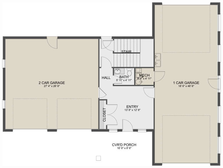 House Plan House Plan #32280 Drawing 1