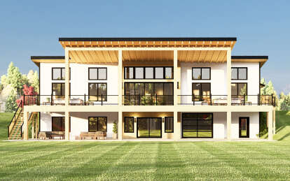 Modern House Plan #5032-00323 Elevation Photo