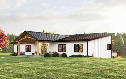 Modern House Plan #5032-00323 Elevation Photo