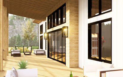 Modern House Plan #5032-00323 Elevation Photo