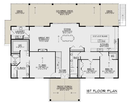 Main Floor  for House Plan #5032-00323