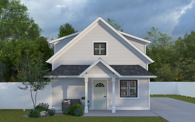 House Plan House Plan #32283 Front Elevation 