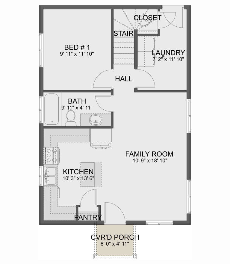 House Plan House Plan #32283 Drawing 1