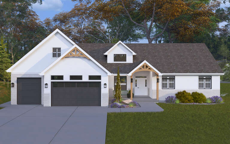 House Plan House Plan #32284 Front Elevation 
