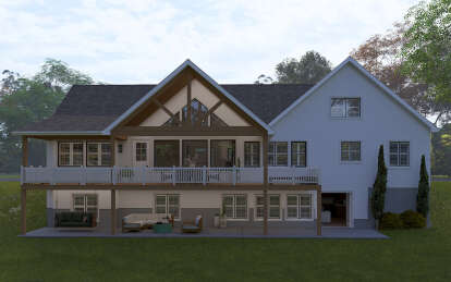 Modern Farmhouse House Plan #2802-00341 Elevation Photo