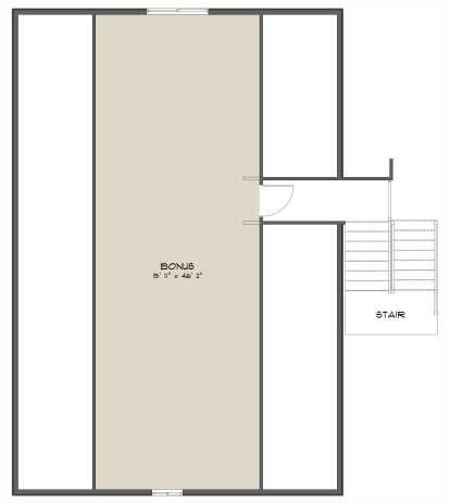 Bonus Room for House Plan #2802-00341