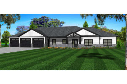 Craftsman House Plan #5678-00020 Elevation Photo