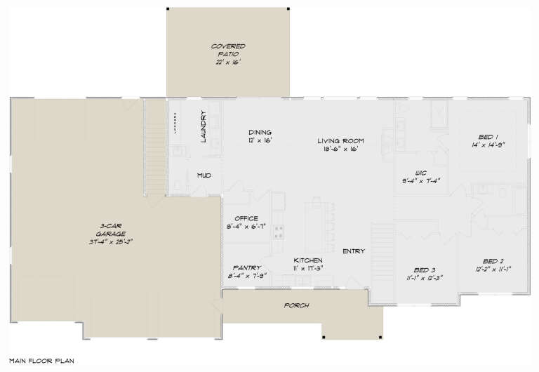 House Plan House Plan #32286 Drawing 1