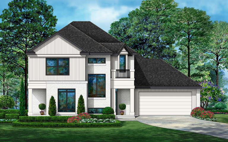 House Plan House Plan #32288 Front Elevation 