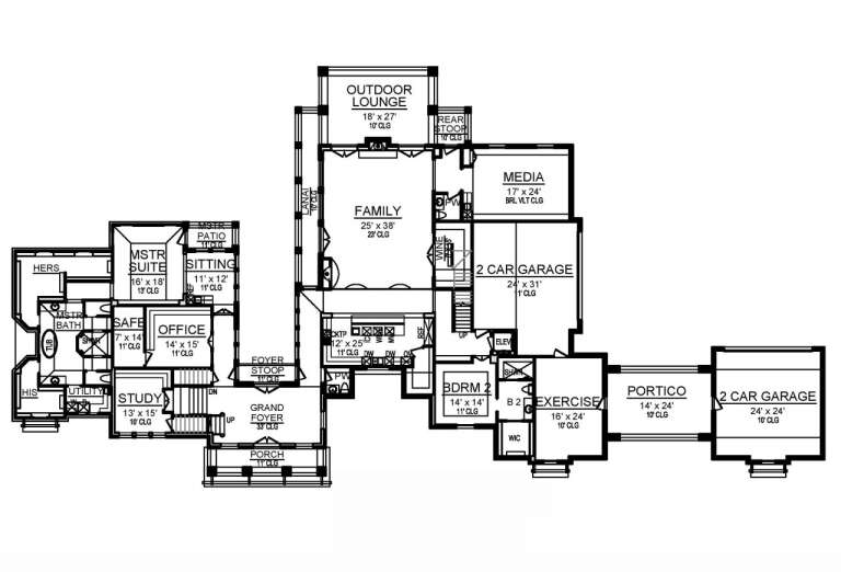 House Plan House Plan #32289 Drawing 1