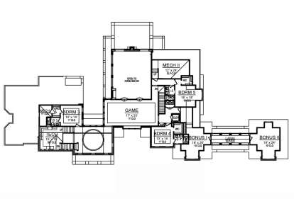 Second Floor for House Plan #5445-00543