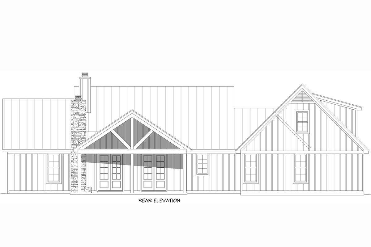 Modern Farmhouse Plan - 2,397 Square Feet, 3 Bedrooms, 2.5 Bathrooms ...