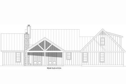 Modern Farmhouse House Plan #940-01232 Elevation Photo